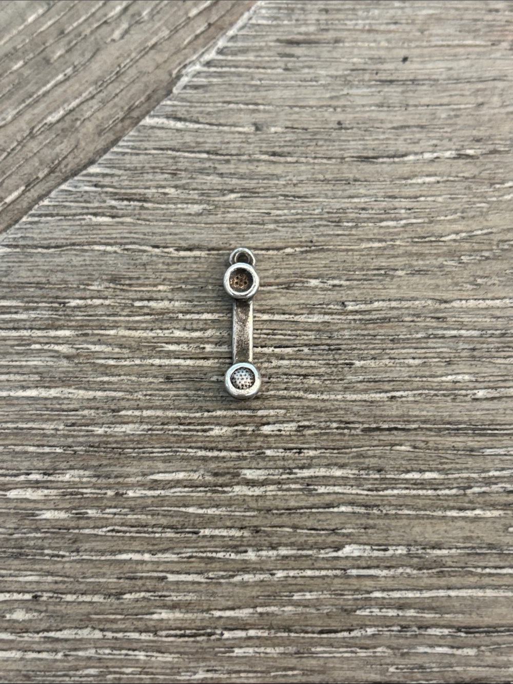 James Avery Silver phone Connector Charm